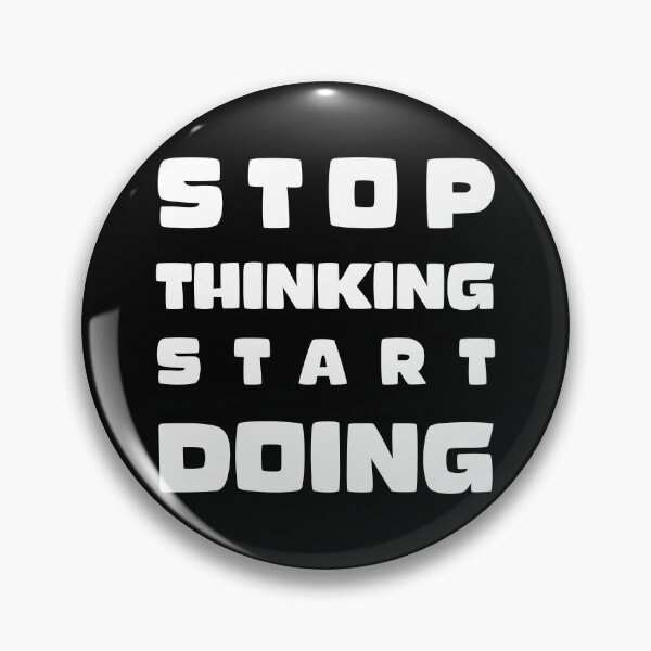 Item preview, Stop thinking start doing phrase designed and sold by angelisart.