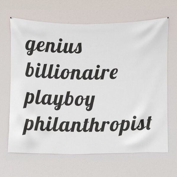 Item preview, genius, billionaire, playboy, philanthropist designed and sold by Theodor Mint.
