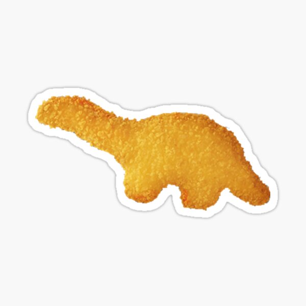 nugget dino Sticker