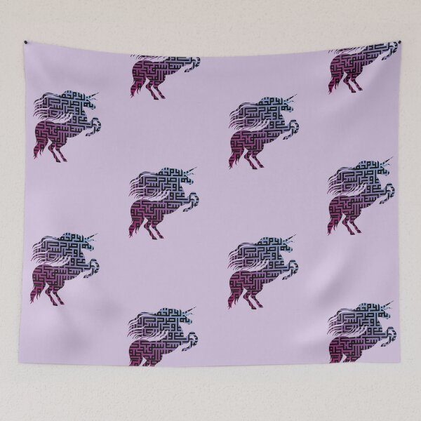 Item preview, unicorn calligraphy designed and sold by Rowant.