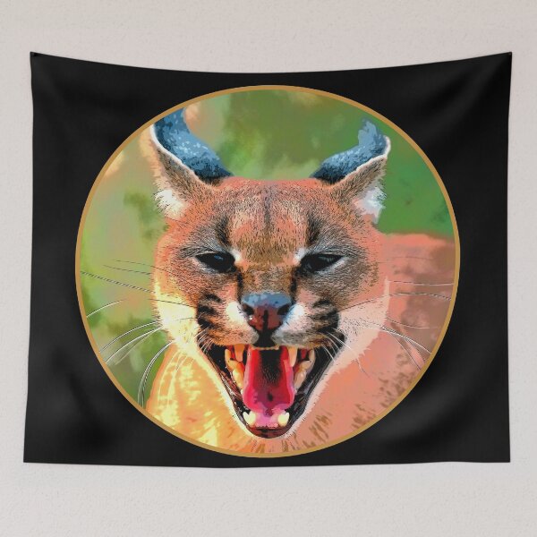 Item preview, Angry cougar portrait designed and sold by Astralia.