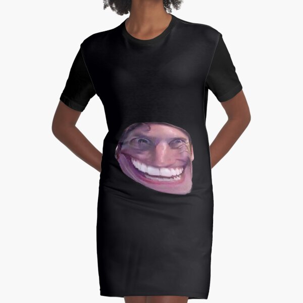 Troll Face Smiley Internet Funny Meme Gift Casual Tank Top Tee Shirt Women  Men