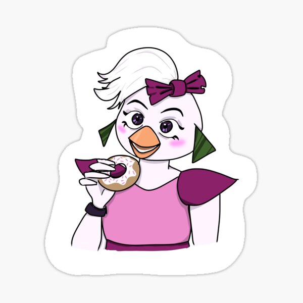 Chicken Girl Sticker