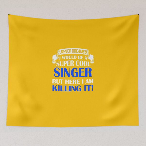 Item preview, A Super Cool Singer  designed and sold by AlwaysAwesome.