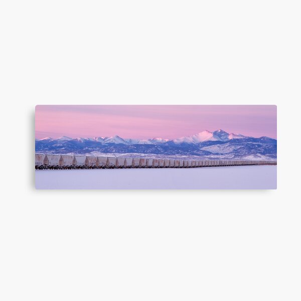 Fresh Snow on Longs Peak Canvas Print