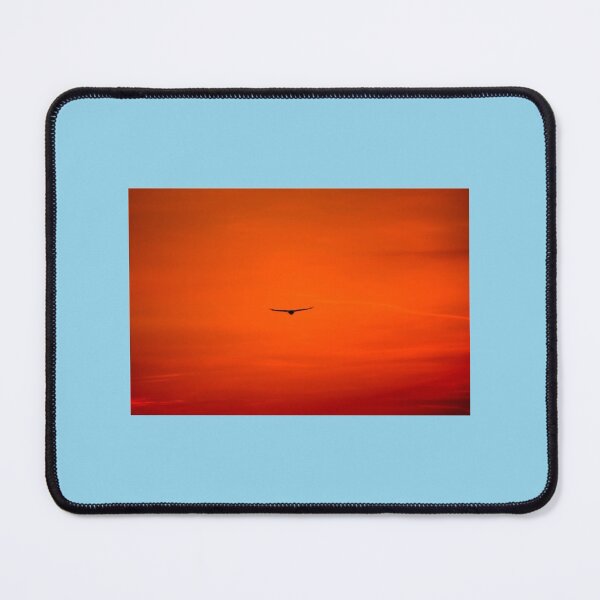 Item preview, twilight orange sky with buzzard designed and sold by Lulubnabise.