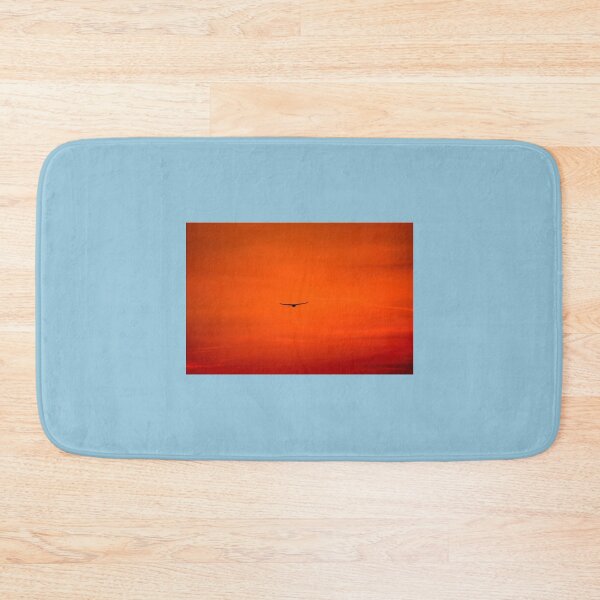 Item preview, twilight orange sky with buzzard   designed and sold by Lulubnabise.