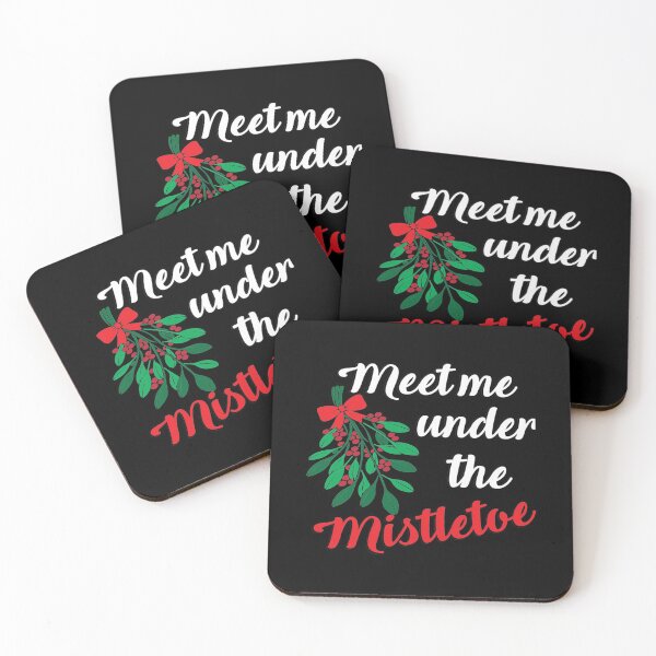 Item preview, Christmas Meet me under the mistletoe designed and sold by NirVenaArt.