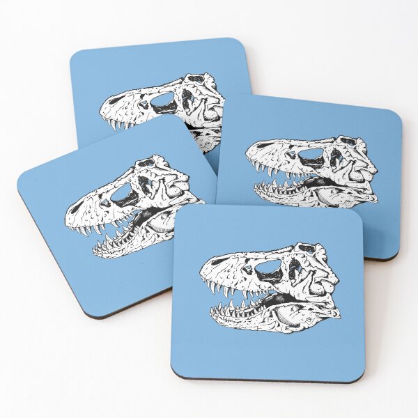 Item preview, T-Rex Skull Sticker designed and sold by NordmeyerHinken.