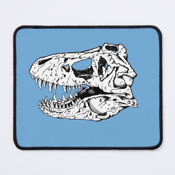 Item preview, T-Rex Skull Sticker designed and sold by NordmeyerHinken.