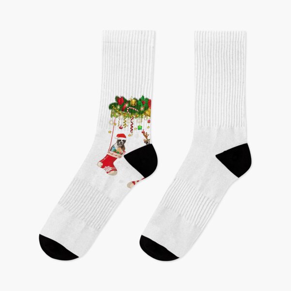 Item preview, Boxer Dog In Sock Xmas Reindeer Santa ELF Dog Pajama Family designed and sold by unhdisoz.
