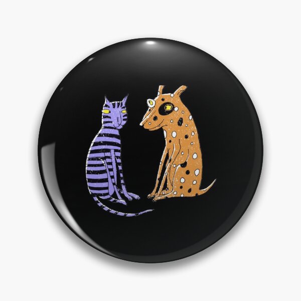 Item preview, Opposites Attract Cat and Dog designed and sold by NirVenaArt.