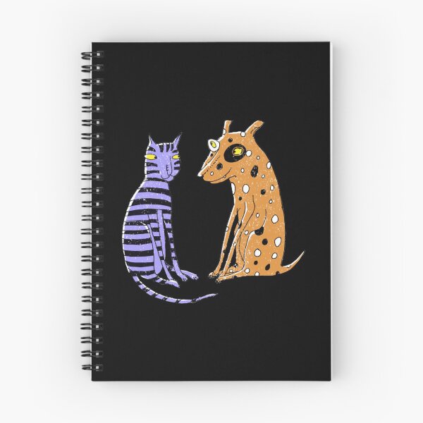 Item preview, Opposites Attract Cat and Dog designed and sold by NirVenaArt.