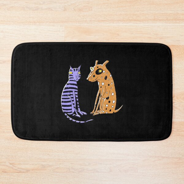 Item preview, Opposites Attract Cat and Dog designed and sold by NirVenaArt.