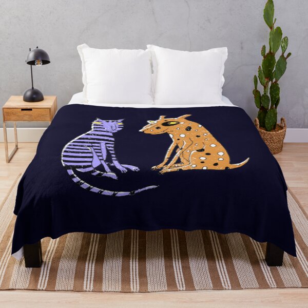 Item preview, Opposites Attract Cat and Dog designed and sold by NirVenaArt.