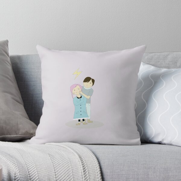 Cute Couple Throw Pillow