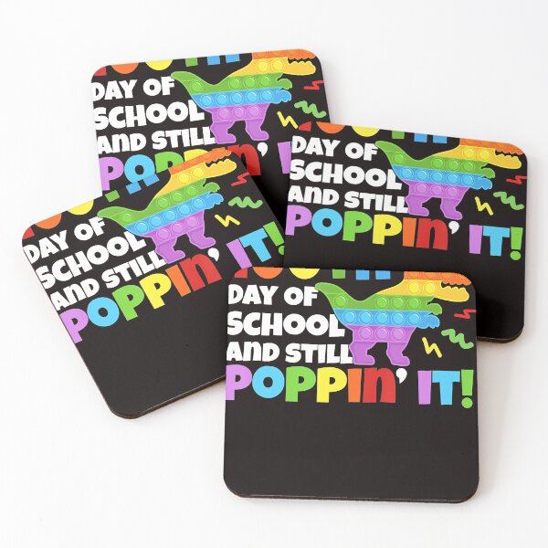 Item preview, Happy 100 Days Of School And Still Poppin' It Dinosaur Kids designed and sold by BrandyBare.