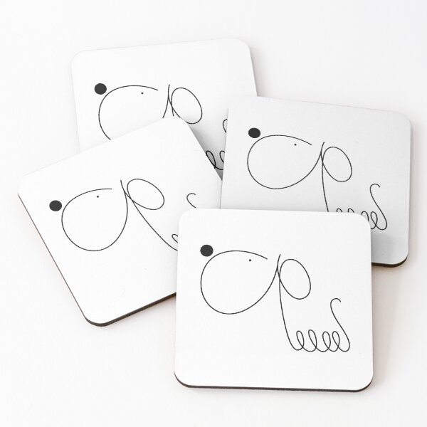 Item preview, Dog Line minimalist designed and sold by MatildaWatson.