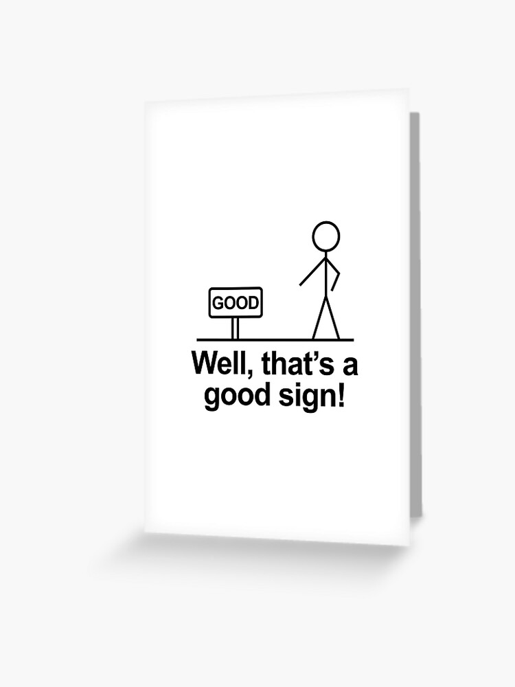 Funny Stickman Meme Greeting Cards for Sale