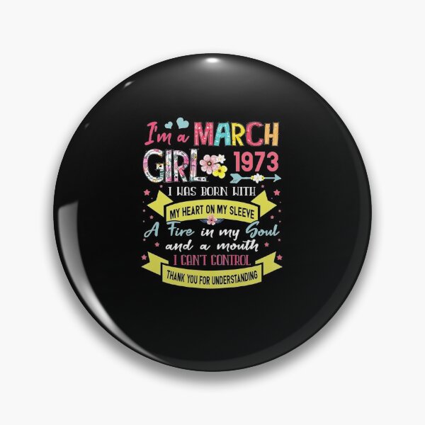 Item preview,  Awesome Since 1973 48th Birthday I m A March Girl 1973  designed and sold by LauriMcrobert.