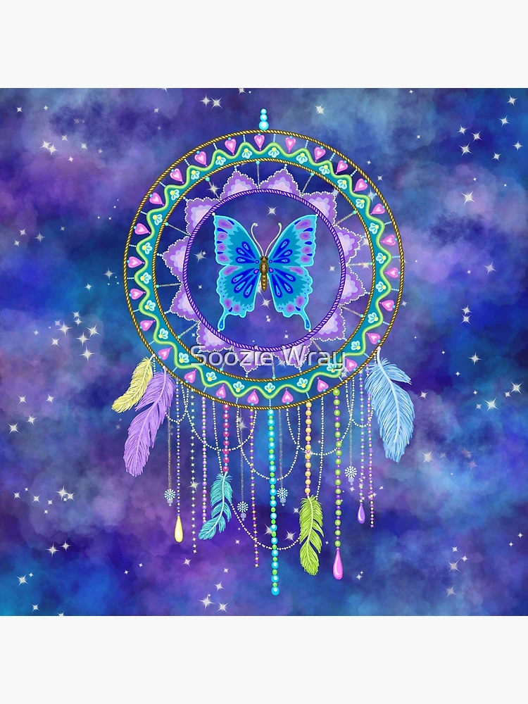 Butterfly Dreamcatcher Poster for Sale by Soozie Wray