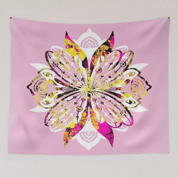 Item preview, Pink white mandala designed and sold by Isabelle-T.