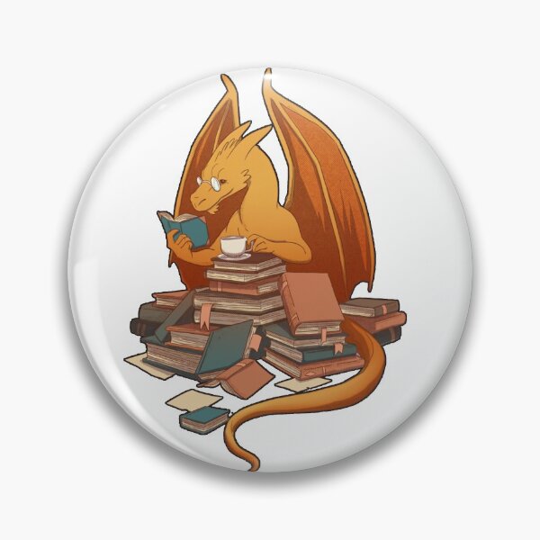 Item preview, Dragon reading Books designed and sold by MatildaWatson.