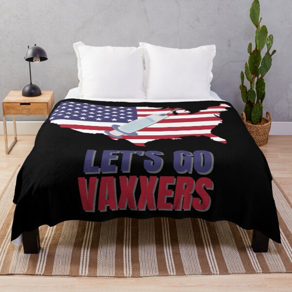 Item preview, Let's Go Vaxxers USA Pro-Vaxx Political Design designed and sold by Nathalie Aynié.
