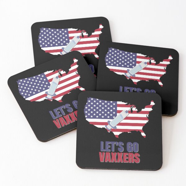 Item preview, Let's Go Vaxxers USA Pro-Vaxx Political Design designed and sold by Nathalie Aynié.