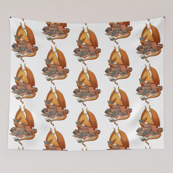 Item preview, Dragon reading Books designed and sold by MatildaWatson.
