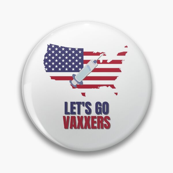 Item preview, Let's Go Vaxxers USA Pro-Vaxx Political Design designed and sold by Nathalie Aynié.
