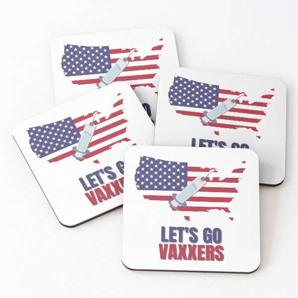 Item preview, Let's Go Vaxxers USA Pro-Vaxx Political Design designed and sold by Nathalie Aynié.