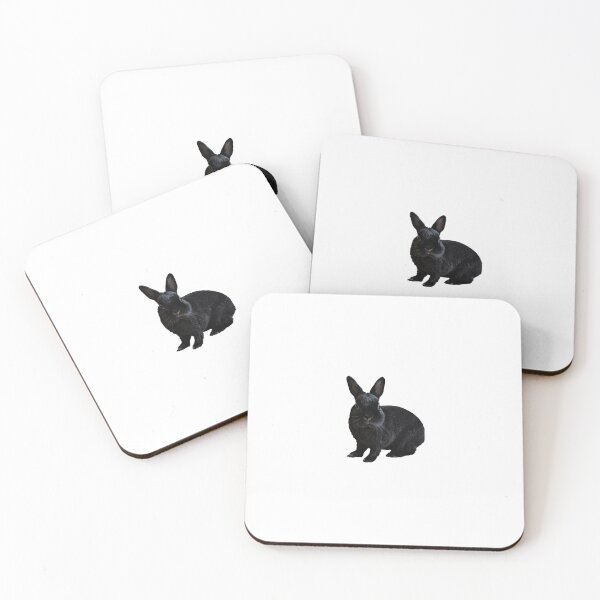 Item preview, Cute Black Rabbit designed and sold by misomomo.