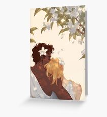 Myrtle Petals Greeting Card