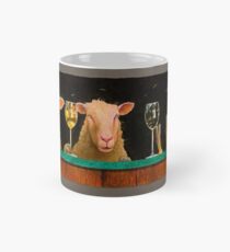 Will Bullas / Becher / drei Schafe in den Wind ... / Humor / Tiere Tasse