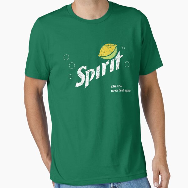 Item preview, Spirit Never Thirst Again Born Again Graphic Tee Shirt Funny Christian Uplifting Wear designed and sold by DesIndie.