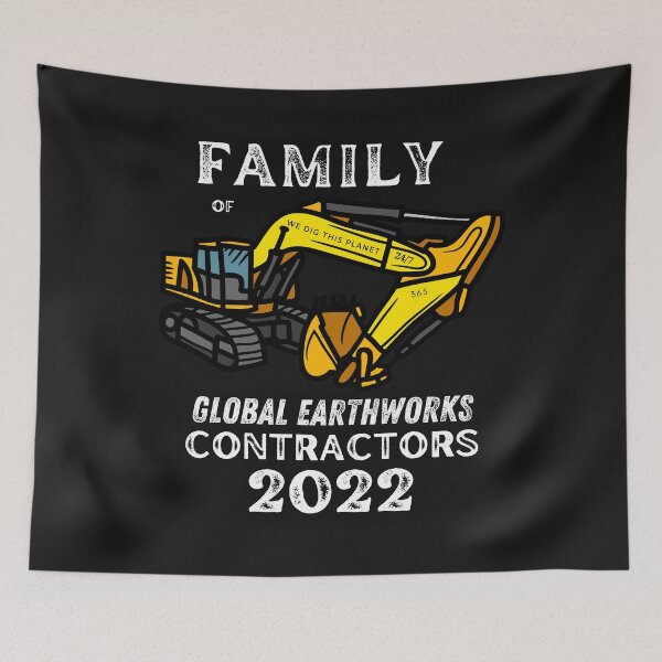 Item preview, Family of Global Earthworks Contractors 2022 Excavator designed and sold by schmerkers.