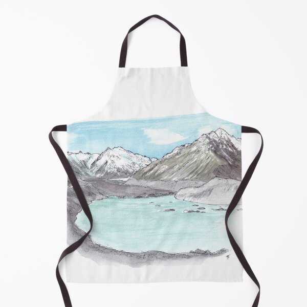 Item preview, Tasman Glacier Watercolour designed and sold by Tom Napper Design.