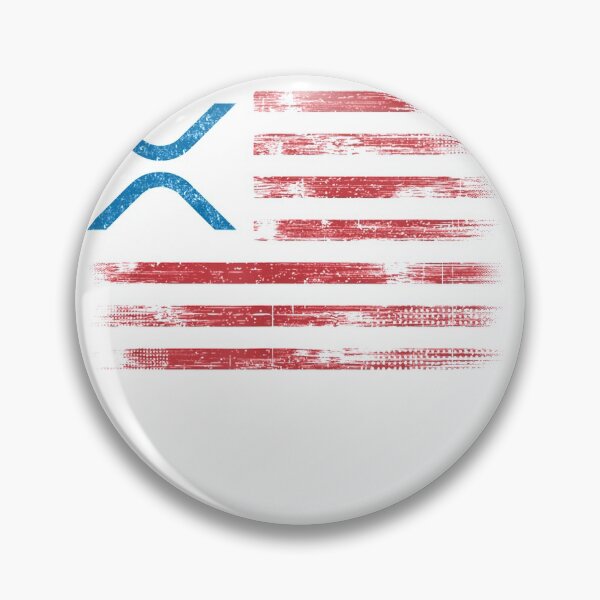 Artikelvorschau, XRP Ripple Cryptocurrency Flag T-Shirt entworfen und verkauft von DeringerVerile.