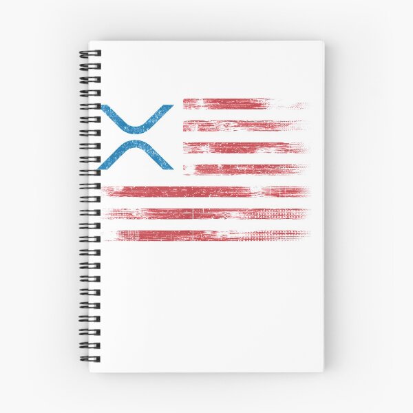 Artikelvorschau, XRP Ripple Cryptocurrency Flag T-Shirt entworfen und verkauft von DeringerVerile.