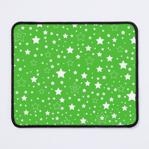 Item preview, White stars on green designed and sold by LuFilu.