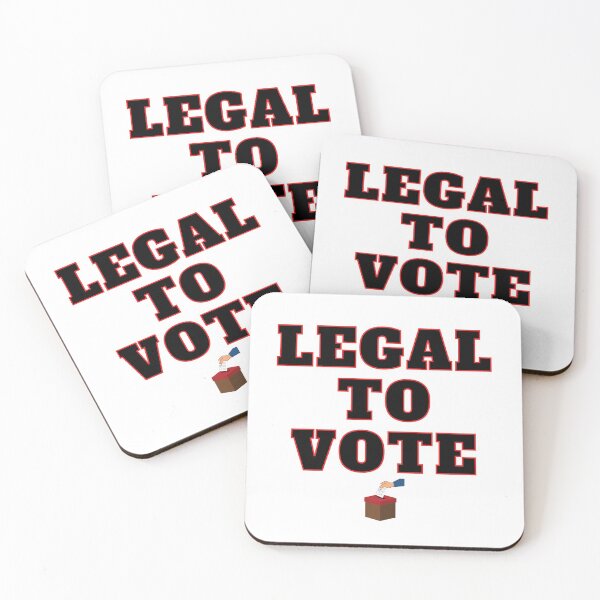 Item preview, Legal to vote! (for light color item) designed and sold by Greatdreamer.