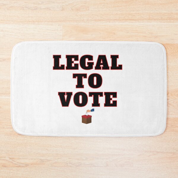 Item preview, Legal to vote! (for light color item) designed and sold by Greatdreamer.