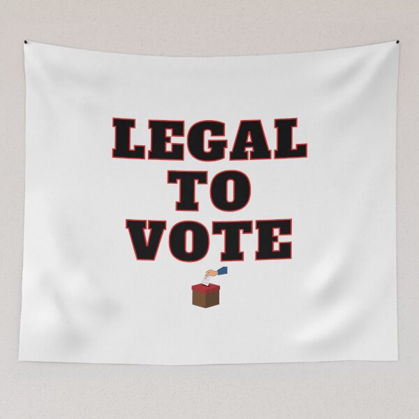 Item preview, Legal to vote! (for light color item) designed and sold by Greatdreamer.