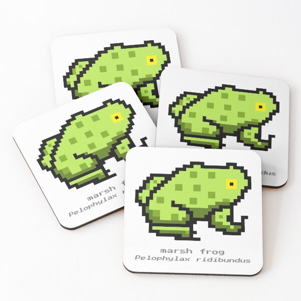 Item preview, Pixel Marsh Frog designed and sold by CheesyBugShop.