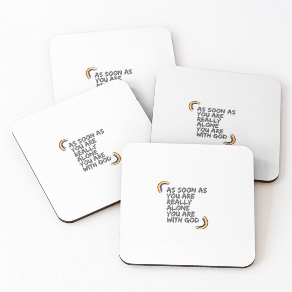 Item preview, “As soon as you are really alone you are with God.” designed and sold by storeAN.