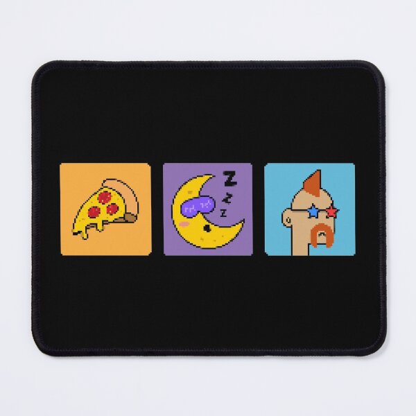 Item preview, Pixel version of Eat Sleep Nft Repeat designed and sold by WeiloveD.