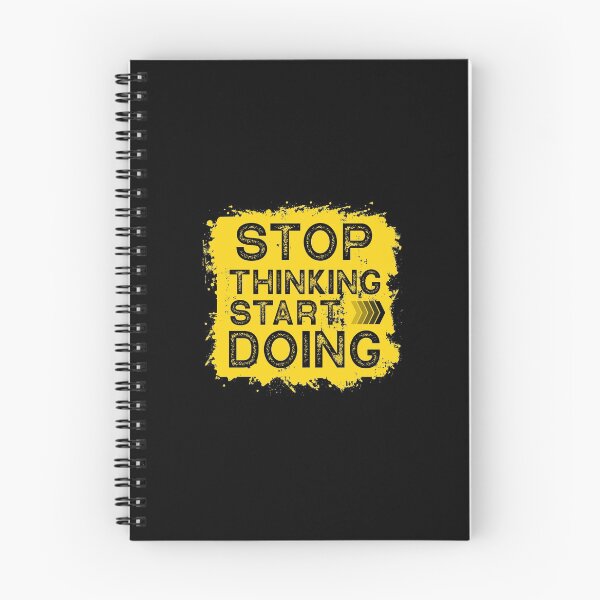 Item preview, Stop thinking start doing yellow edition designed and sold by angelisart.