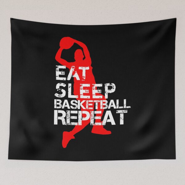 Item preview, Eat Sleep Basketball Repeat designed and sold by veerudesigns.