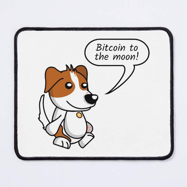 Item preview, Bitcoin Dog - Bitcoin to the moon! designed and sold by NautilusMare.